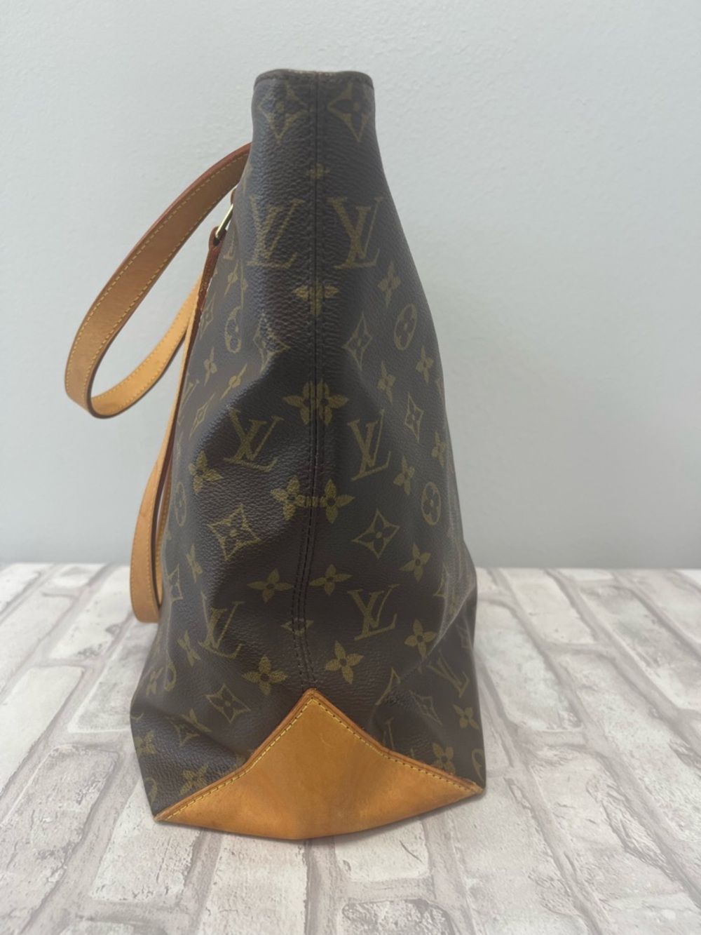 Louis Vuitton Vintage Monogram Coated Canvas Cabas Mezzo Tote - Preowned - Picture 12 of 16